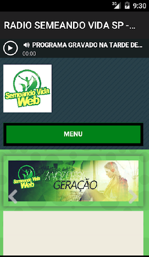 Rádio Semeando Vida SP Screenshot 1
