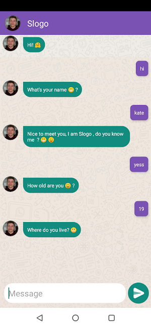 Slogoman Fake Video Call - Slogoman Call & Chat Screenshot 3