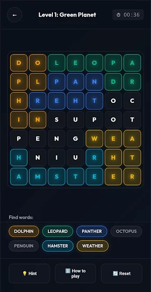 Fillwords: Word Search Puzzle Screenshot 0