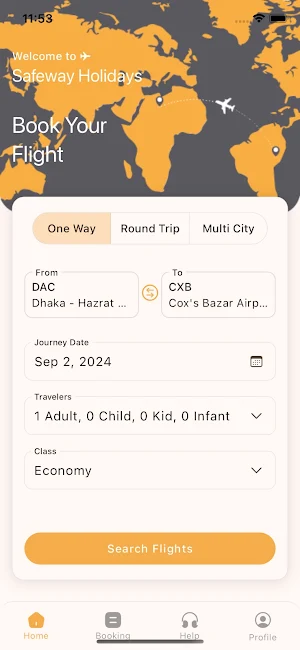 Safeway Holidays Screenshot 0