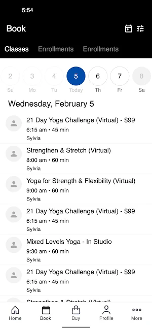 Serenity Fitness Studio Screenshot 1