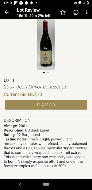 MW Auctions Screenshot 2