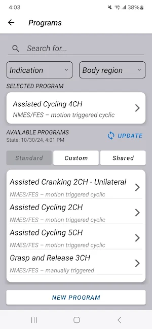 Stim2Go Screenshot 1