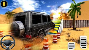 Jeep Driving Sim - Stunt Games Screenshot 0