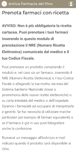 Antica Farmacia del Pino Screenshot 2