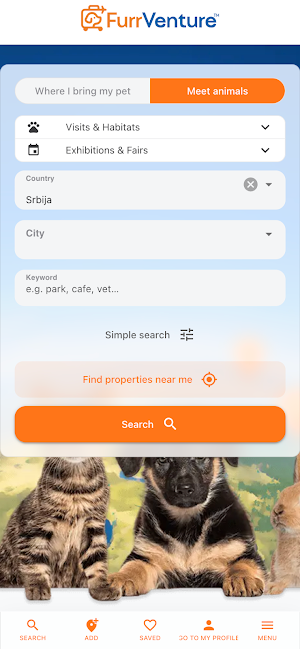 FurrVenture: Pet Friendly Map Screenshot 1