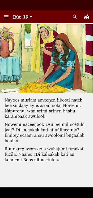 Rút / Ruth with illustrations Screenshot 1