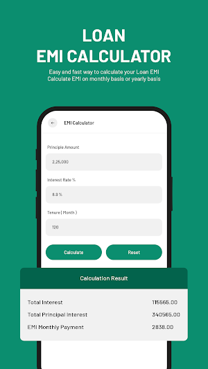 LoanPal - EMI Loan Calculator Screenshot 1