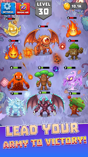 Elemental Merge Monsters Game Screenshot 2