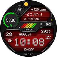 DIGITAL STORM Watchface
