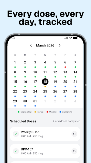 Peptide Tracker: PeptideBud Screenshot 3