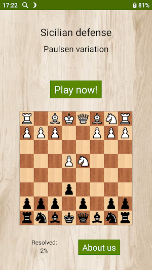 Chess - Sicilian Defense Screenshot 0