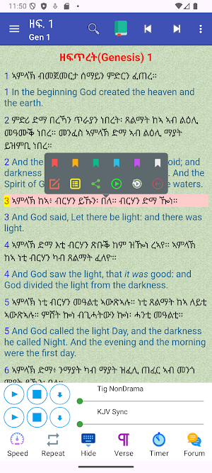 Tigrinya Geez Audio Holy Bible Screenshot 0