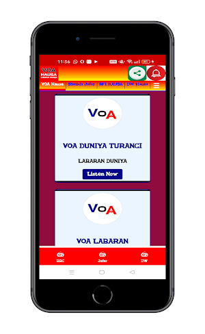 VOA Hausa Radio Screenshot 1