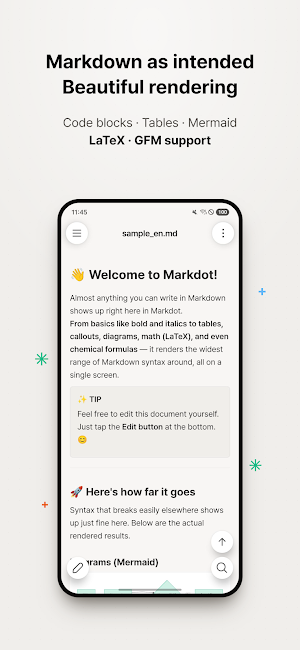 Markdot: MD Viewer & Editor Screenshot 1