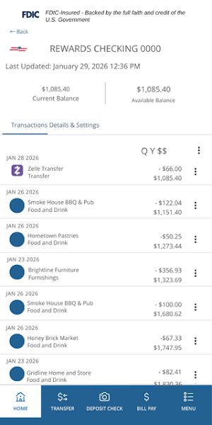 Mid America Bank Screenshot 1