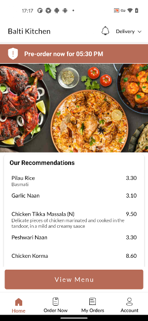 Balti Kitchen Screenshot 1