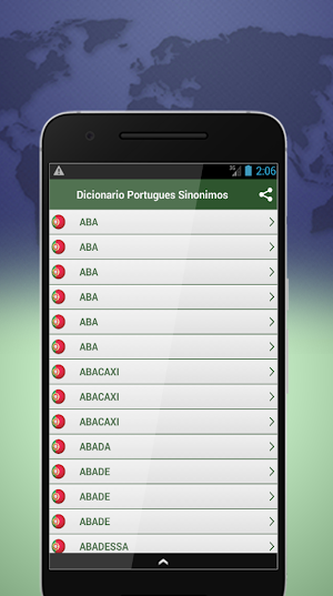 Dicionario Portugues Sinonimos Screenshot 1