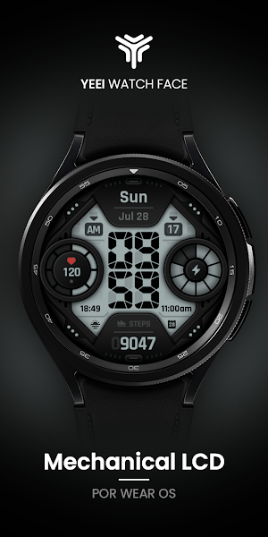 Mechanical LCD Watch Face Screenshot 2