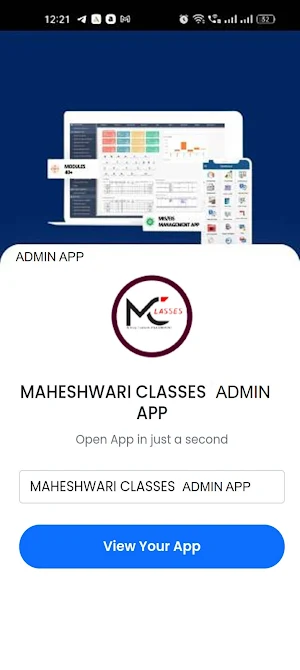 MAHESHWARI CLASSES ADMIN APP Screenshot 0