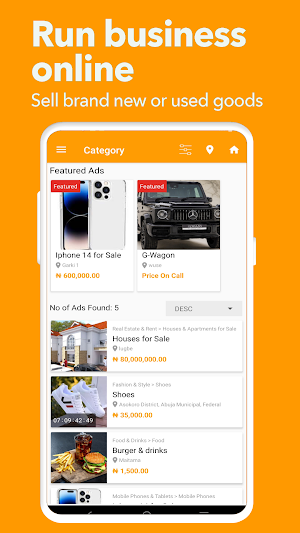 Abuja Marketplace: Buy & Sell Screenshot 1