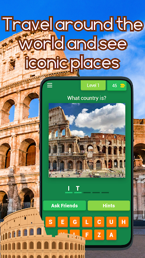 Country Guess Game Screenshot 0