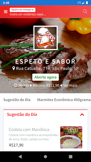 Espeto e Sabor Screenshot 0