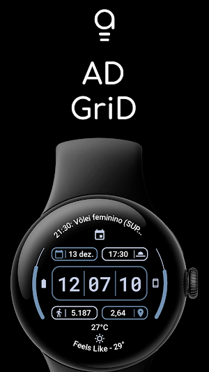 AD GriD - Watch Face Screenshot 0