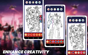 Optimus Prime Coloring Book Screenshot 2