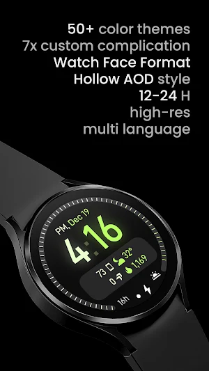 Dual Tone: Wear OS watch face Screenshot 2