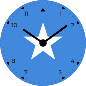 Somalia Analog Watch Face Screenshot 3