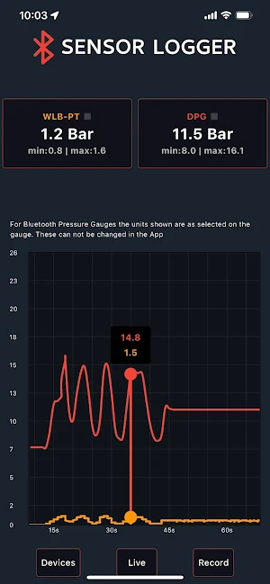 Sensor Logger Screenshot 2