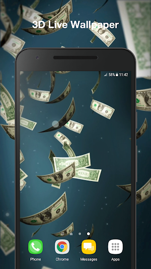 Money Rain Live Wallpaper Screenshot 3