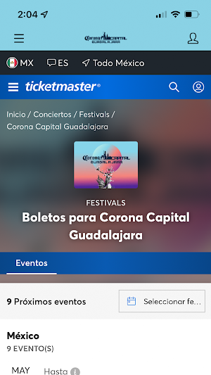 Corona Capital Guadalajara Screenshot 3