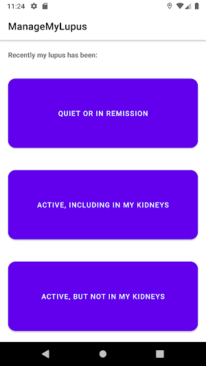 ManageMyLupus Screenshot 1