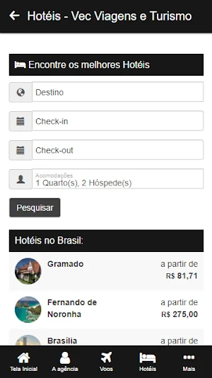 Vec Viagens e Turismo Screenshot 2
