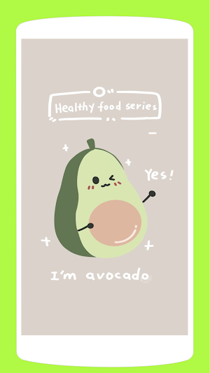 Cute Avocado Wallpaper HD 4K Screenshot 0