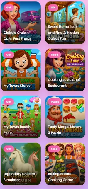 Girls Games Screenshot 3