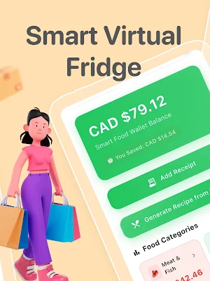 Fridge Manager: Food & Recipes Screenshot 1