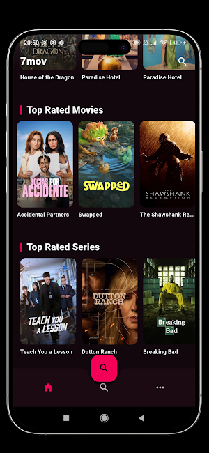 7mov : Movies & TV Shows Screenshot 1