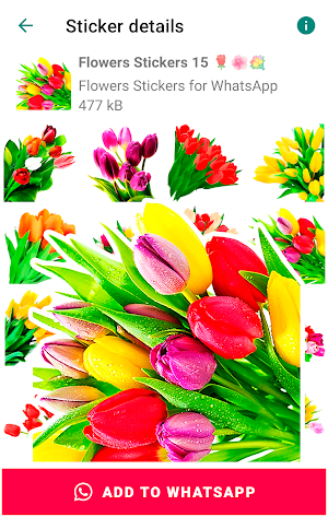 Flowers Stickers for WhatsApp Screenshot 2