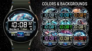 Space VF Watch Face Screenshot 1