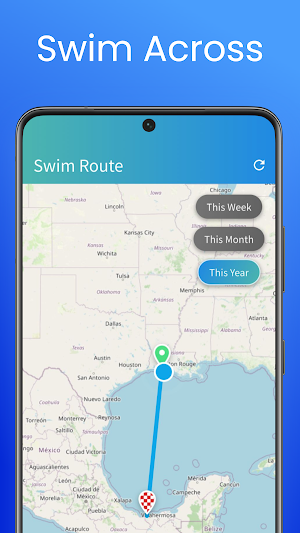 Swim Across -Swim Your Journey Screenshot 0