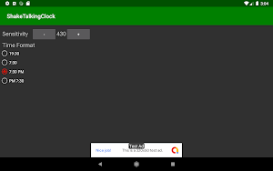 Shake Talking Clock Screenshot 3
