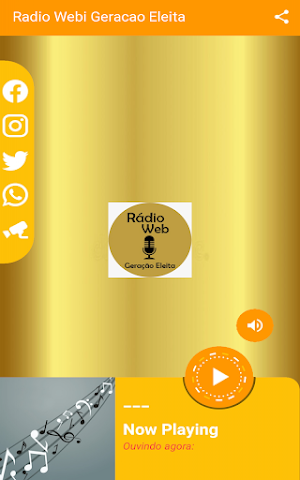 Rádio Web Geração Eleita Screenshot 2