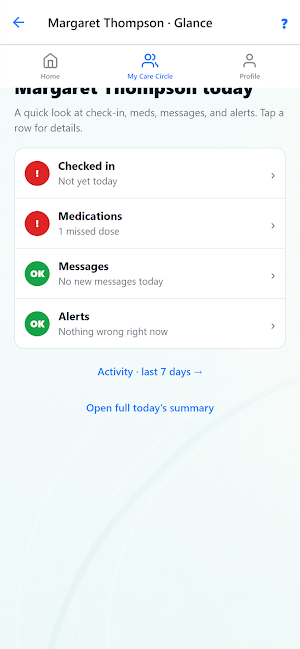 My Life Simplified: Caregiver Screenshot 2