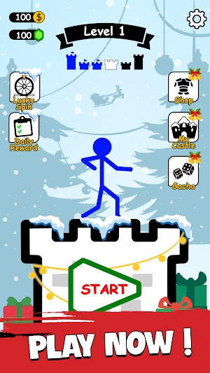 Stick Hero: Castle Battles Screenshot 0