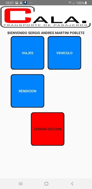 Transportes Cala Conductor Screenshot 3