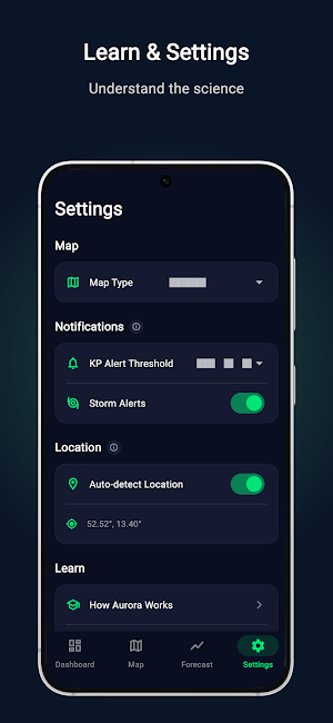 Aurora Tracker - Polar Lights Screenshot 3