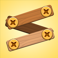 Nut, bolt & Screw: Wood Puzzle